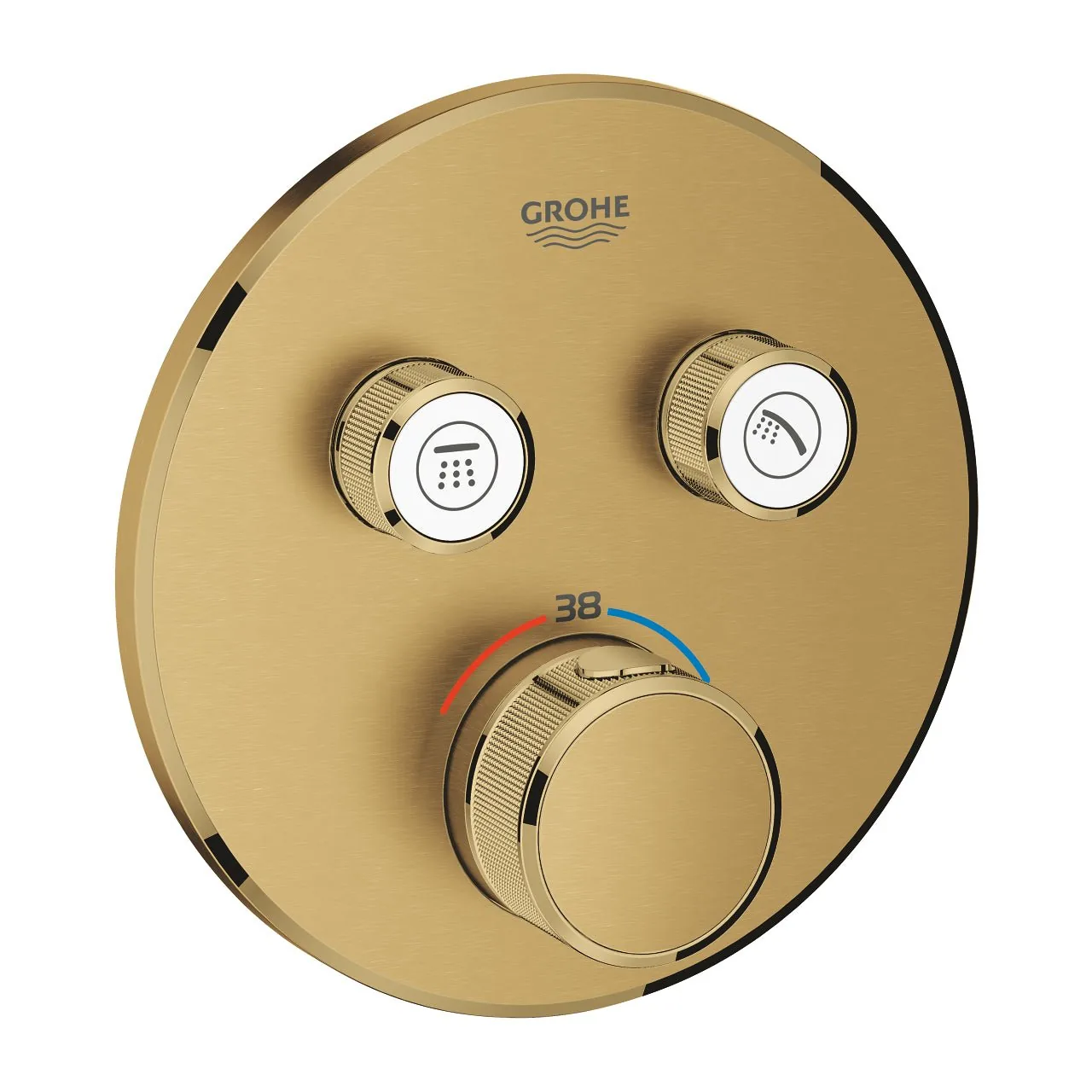 Grohe Grohtherm Smartcontrol Termostatski Mešač Za 2 Potrosaca Brushed Cool Sunrise 29119GN0