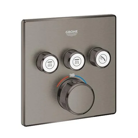 Grohe Grohtherm Smartcontrol Termostatski Mešač 3 Izliva Brushed Hard Graphite 29126AL0