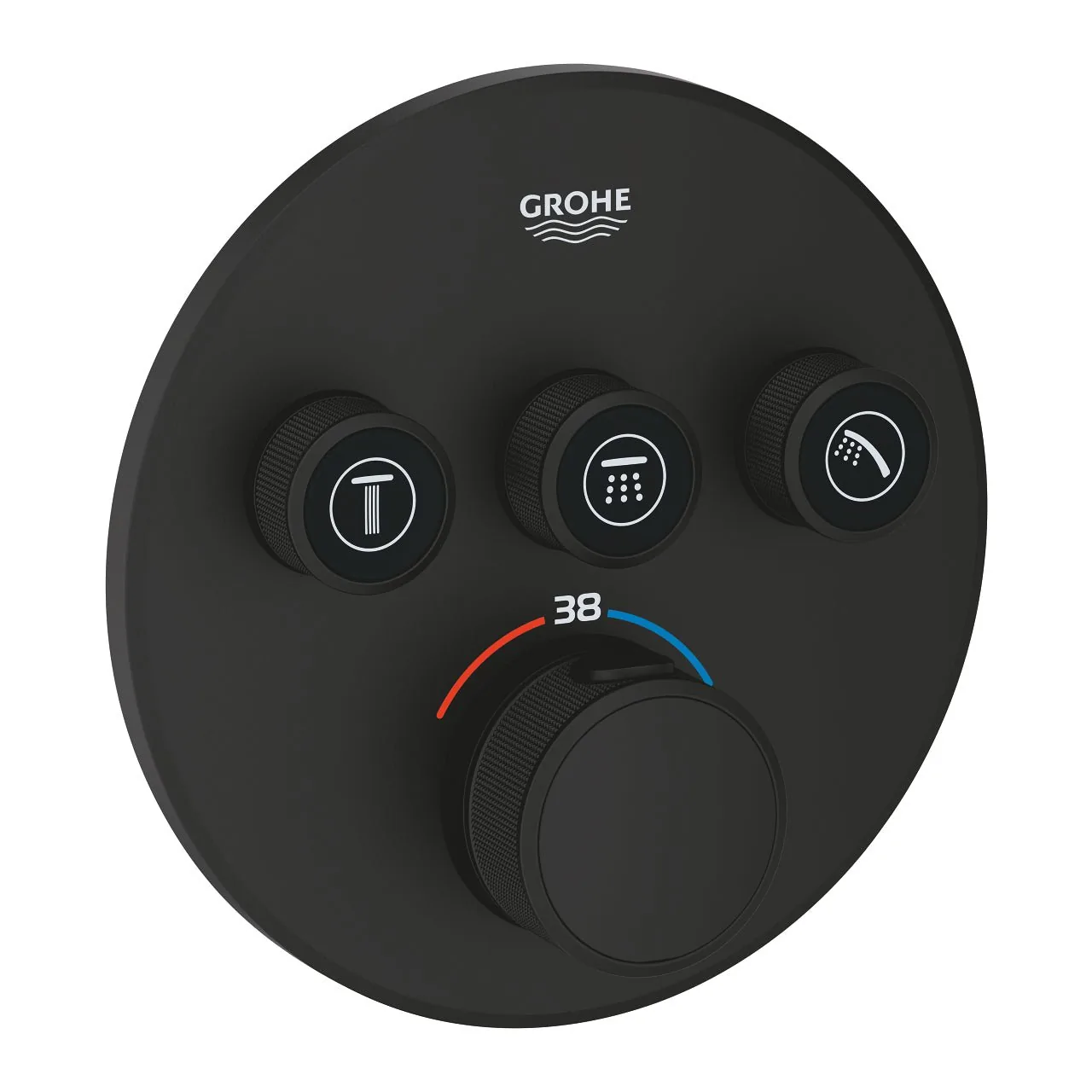 Grohe Grohtherm Smartcontrol Termostatski Mešač 3 Funkcije Phantom Black 29508KF0