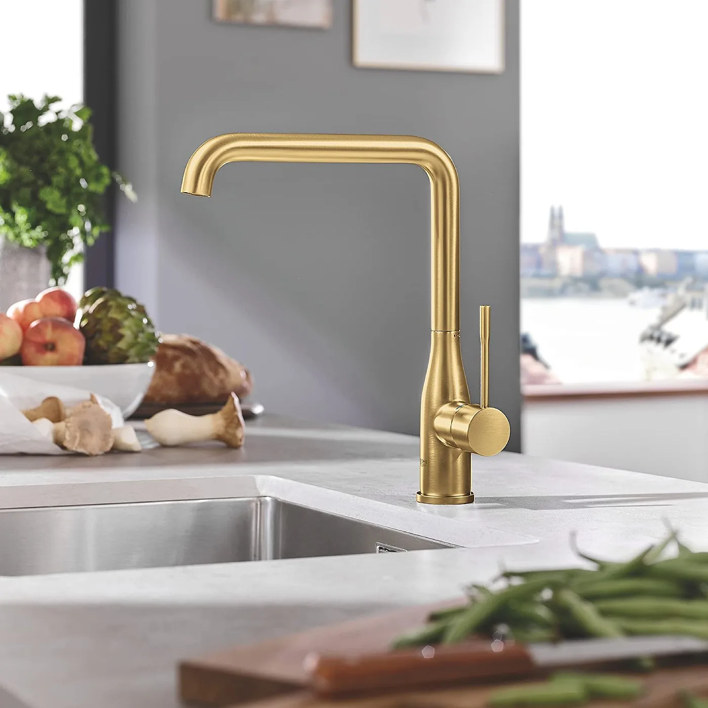 Grohe Essence slavina za sudoperu Brushed Cool Sunrise 30269GN0