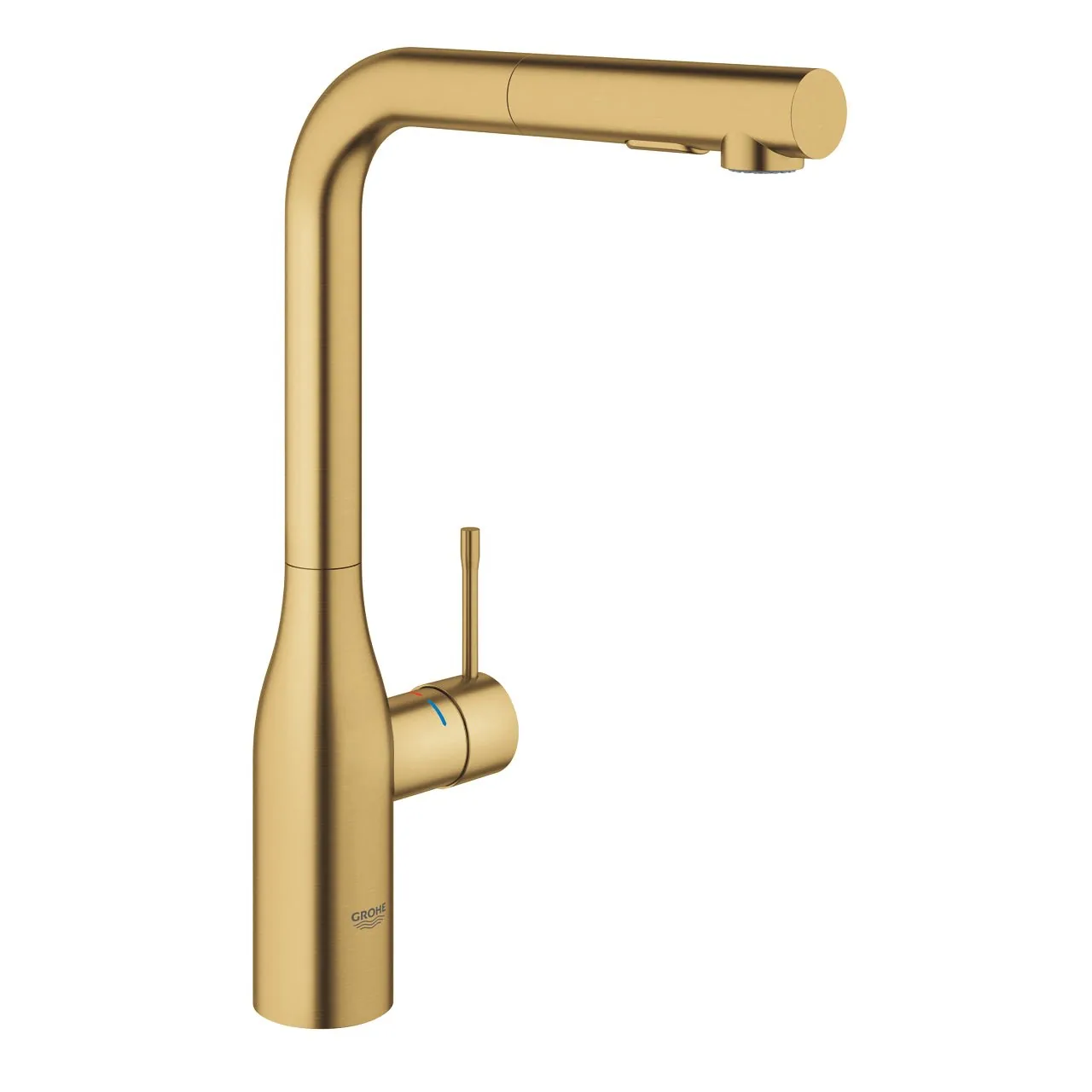 Grohe Essence slavina za sudoperu sa izvlačnim tušem Brushed Cool Sunrise 30270GN0