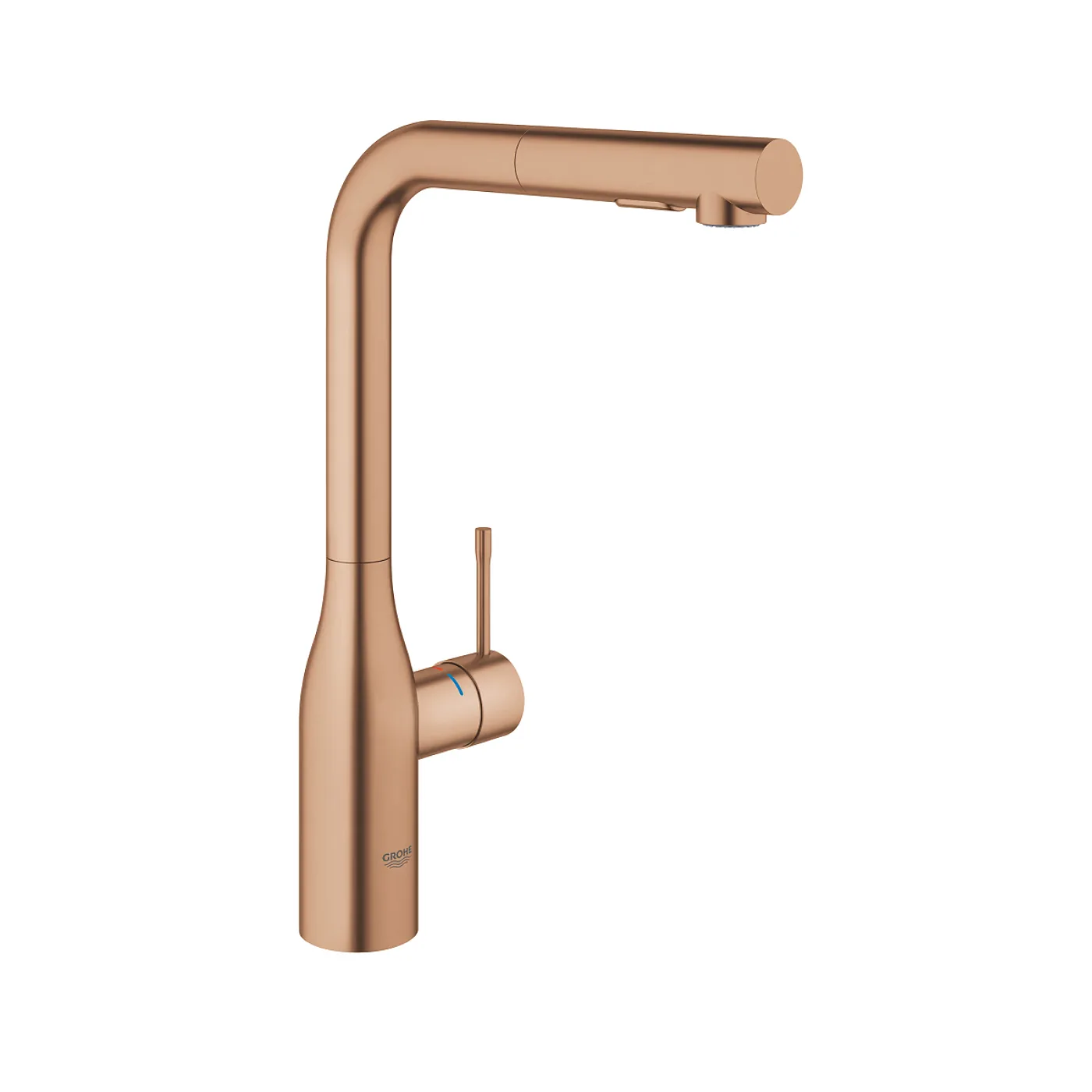 Grohe Essence slavina za sudoperu sa izvlačnim tušem Brushed Warm Sunset 30504DL0
