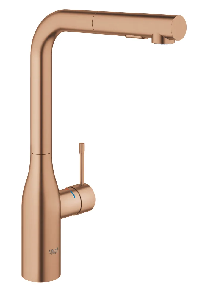 Grohe Essence slavina za sudoperu sa izvlačnim tušem Brushed Warm Sunset 30504DL0