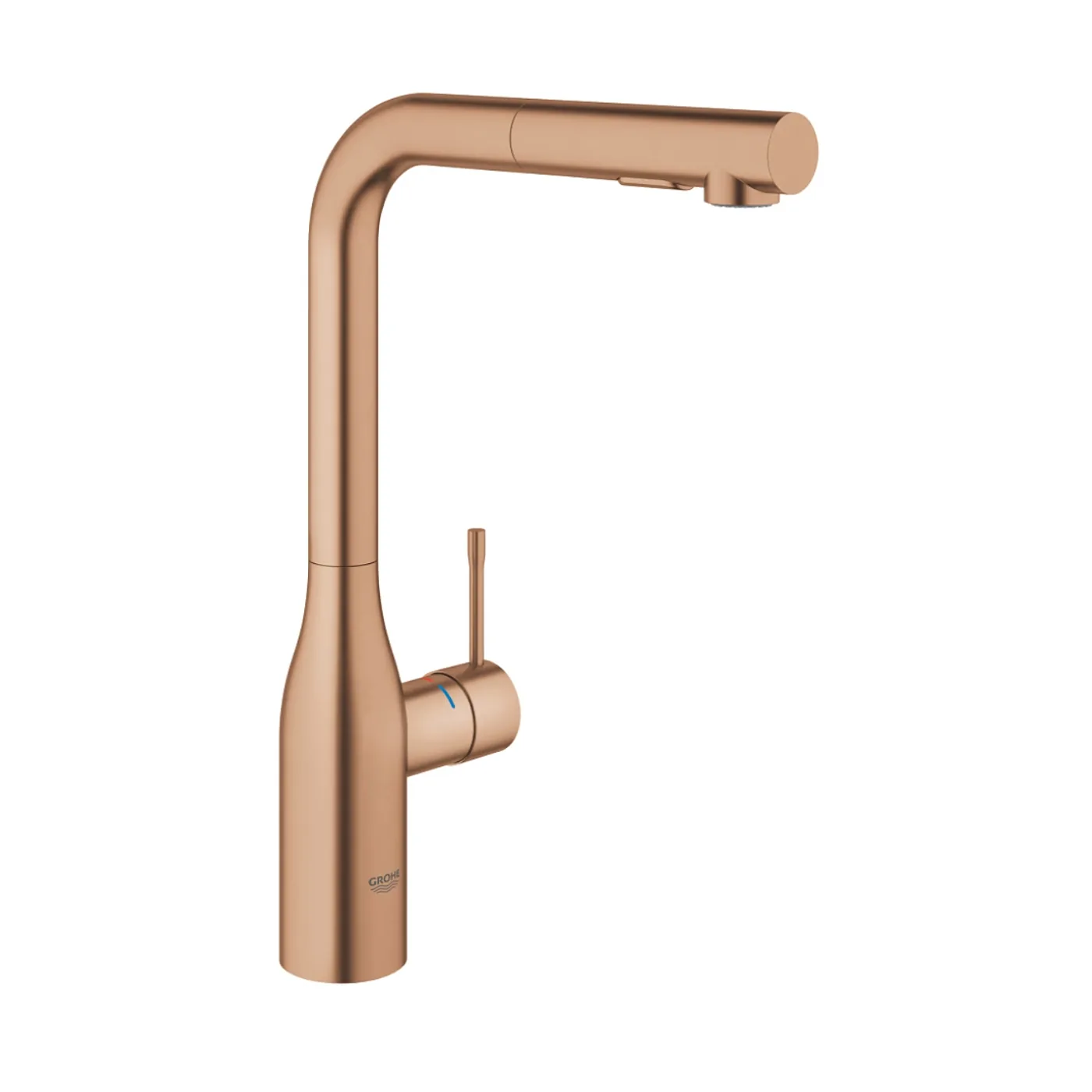 Grohe Essence slavina za sudoperu sa izvlačnim tušem Brushed Warm Sunset 30504DL0