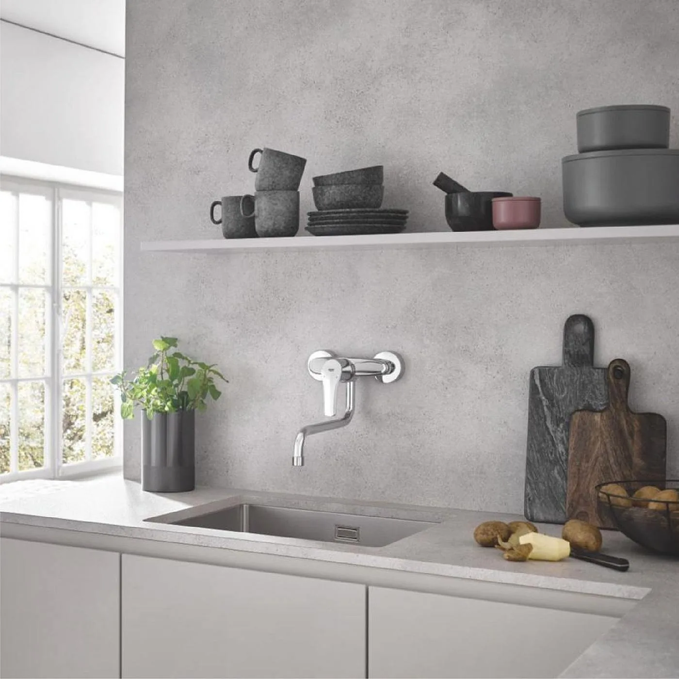 Grohe Eurosmart zidna slavina za sudoperu / trokadero Izliv 276mm 32224003