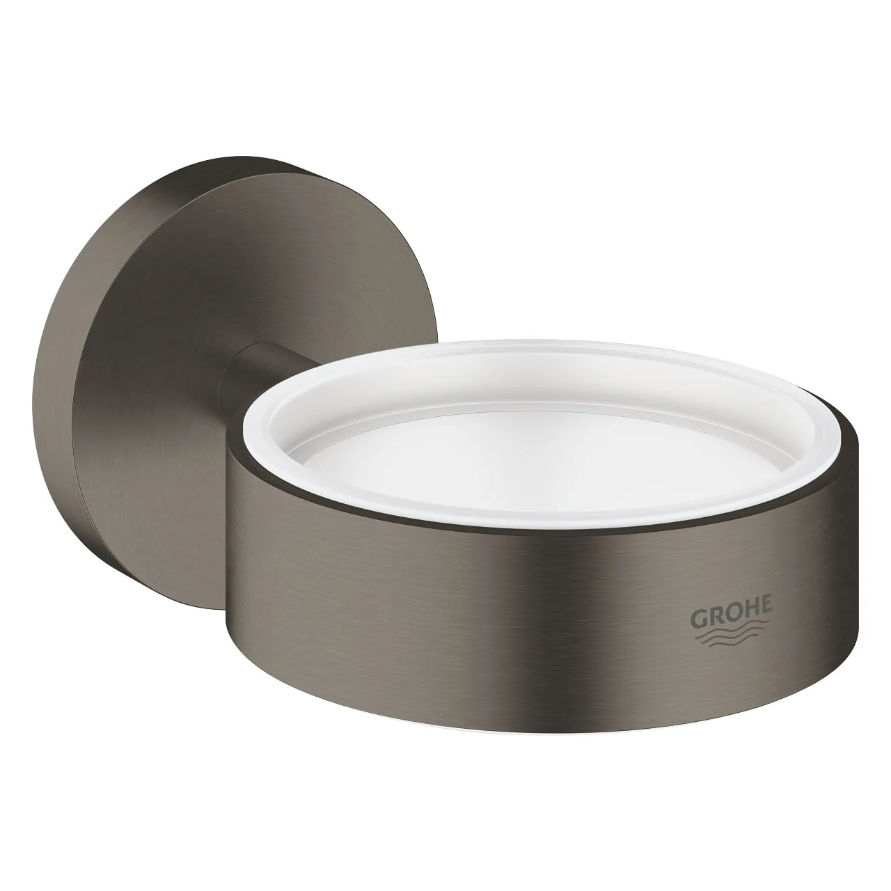 Grohe Essentials držač čaše tacne dozatora brushed hard graphite 40369al1