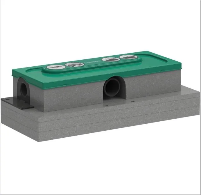 HG ubox univerzalni ugradni set za kanalicu za plitku instalaciju 01000180