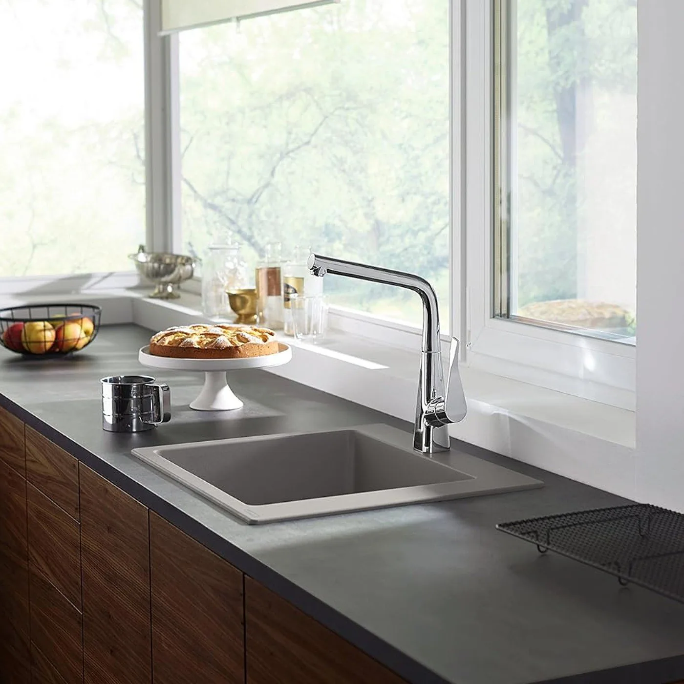 Hansgrohe Metris M71 slavina za sudoperu 320 za instalaciju ispred prozora 14823000