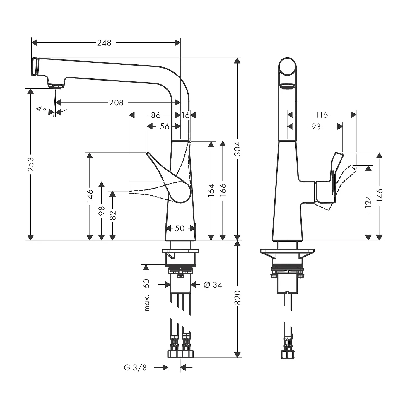 Hansgrohe Metris Select M71 za sudoperu 260 14847000