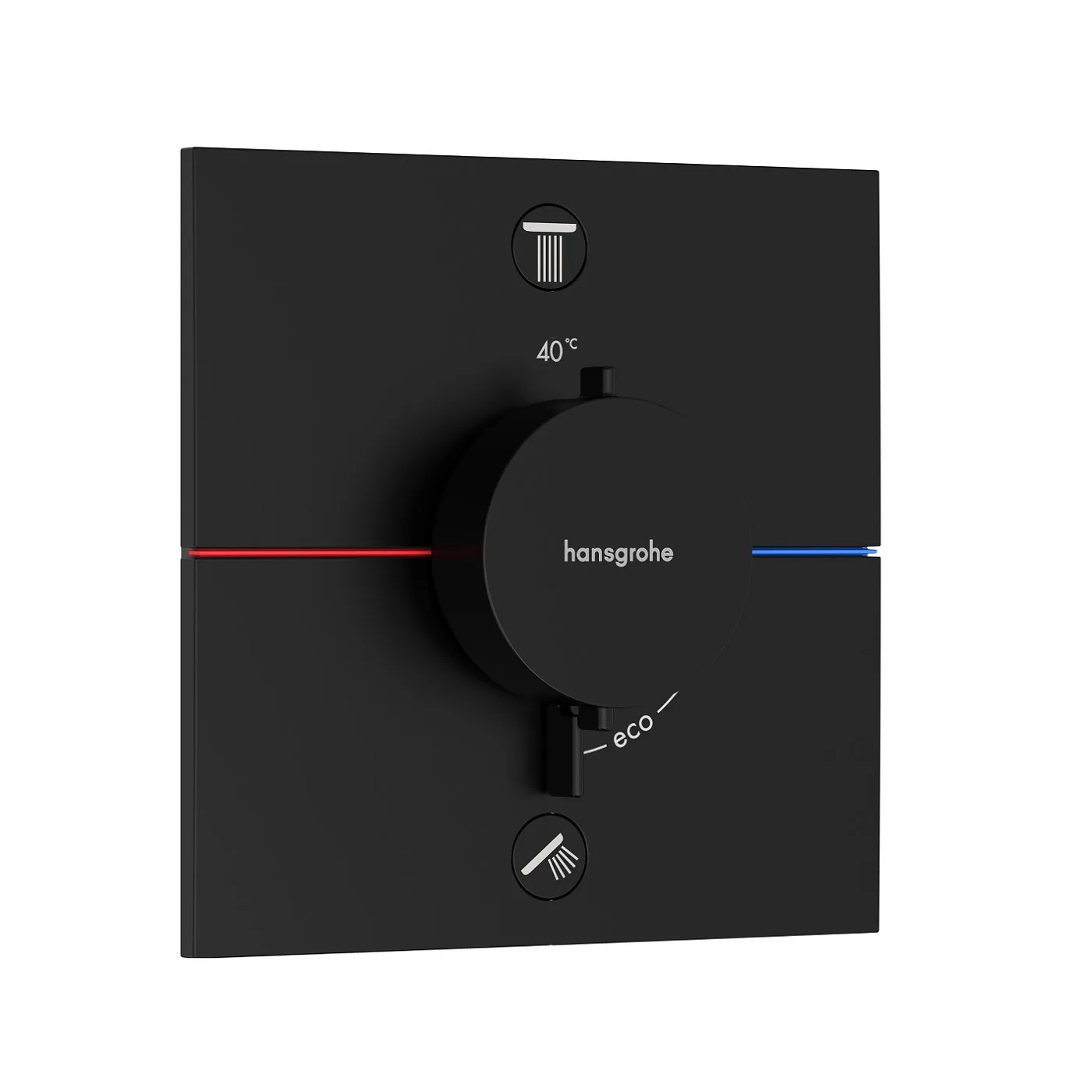 Hansgrohe ShowerSelect Comfort E termostatski mešač sa 2 funkcije matt black 15572670
