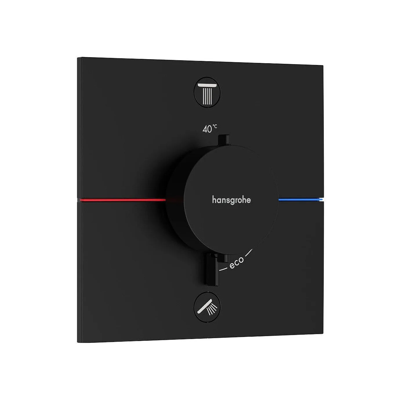 Hansgrohe ShowerSelect Comfort E termostatski mešač sa 2 funkcije matt black 15572670