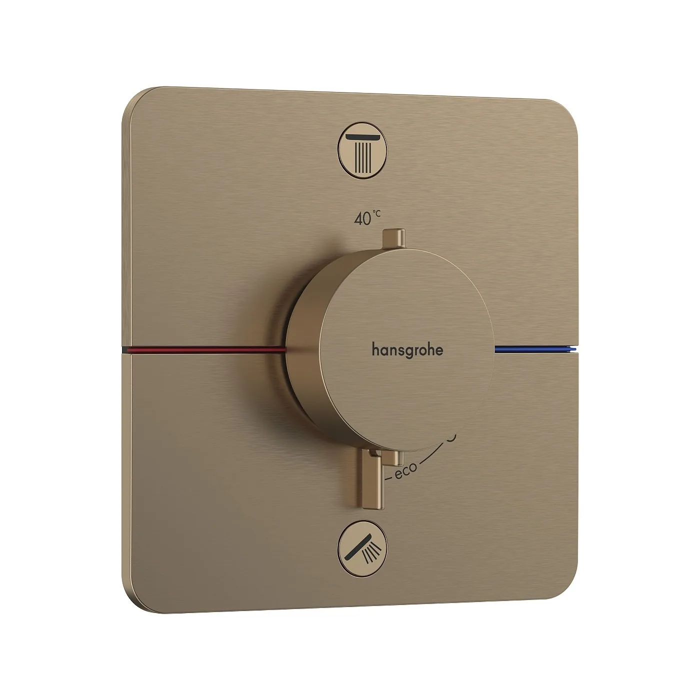 Hansgrohe ShowerSelect Comfort Q termostatski mešač sa 2 funkcije brushed bronze 15583140