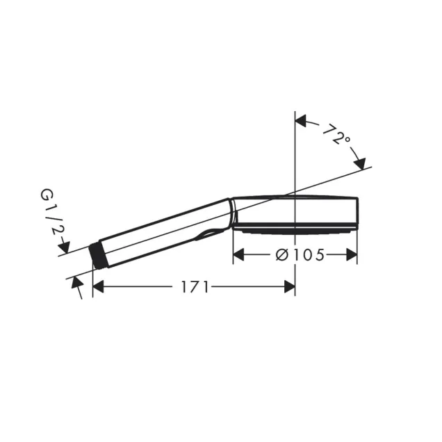Hansgrohe Pulsify select s 105 tuš ručica relaxation ecosmart 24111000