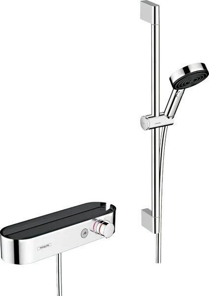 Hansgrohe ShowerTablet set termostatska baterija ShowerTablet 400 i Pulsify Select S105 klizna šipka 3 mlaza 24260000