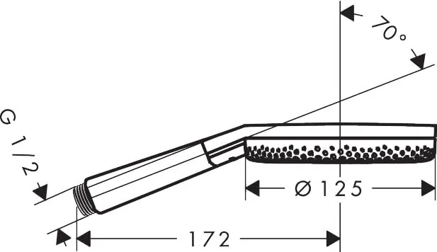 Hansgrohe Raindance Alive Select s 125 tuš ručica 3 mlaza 24500000