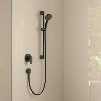 Hansgrohe fixfit, priključak za tuš crevo u ugradnom sistemu matt black 26453670