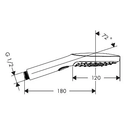 Hansgrohe Raindance Select E 120 3jet tuš ručica 26520000