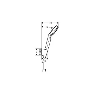 Hansgrohe Crometta set tuš ručica 1 jet, crevo i držač tuša 26567400