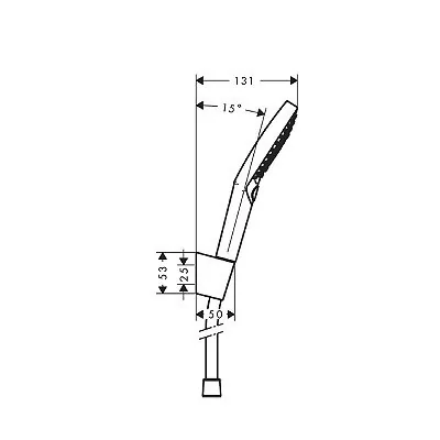 Hansgrohe Raindance Select S 120 set tuš ručica crevo i držač tuša 26721000