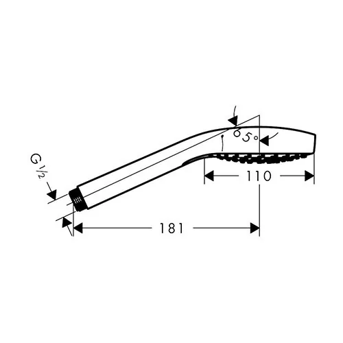 Hansgrohe Croma select s vario ručica tuša 26802400
