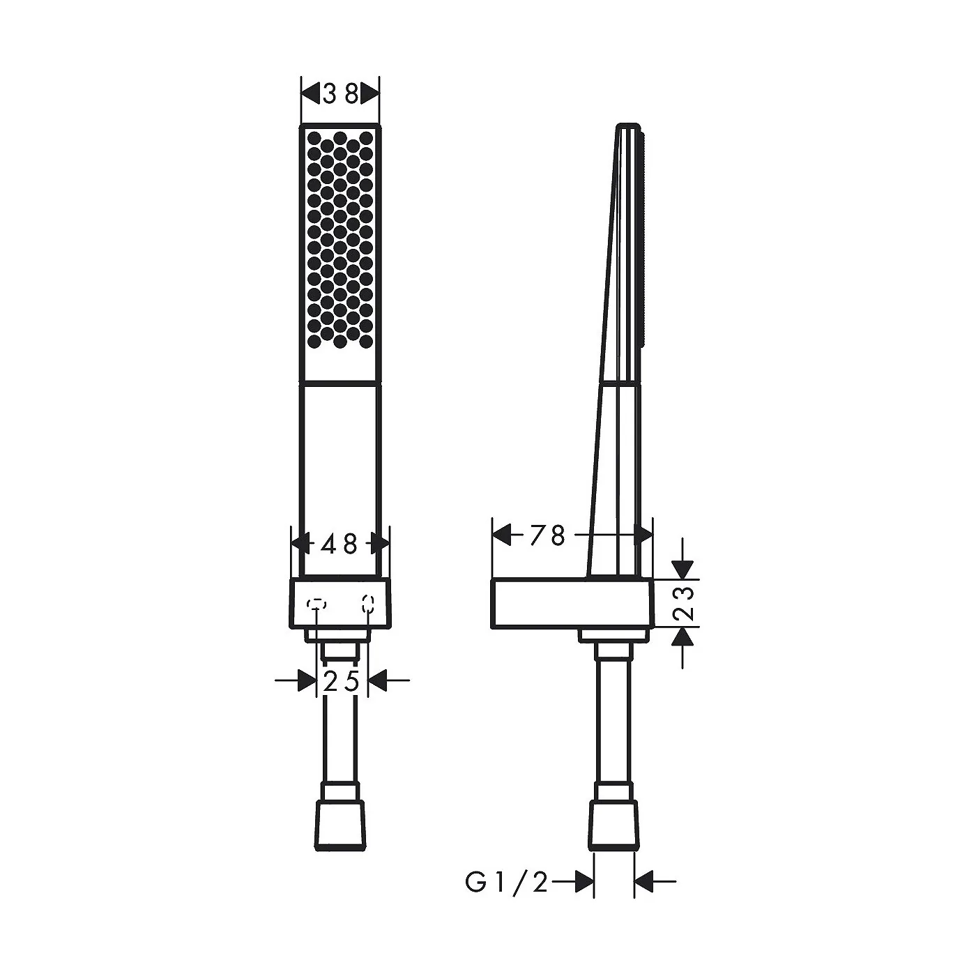 Hansgrohe Rainfinity set ručica tuša 100 1jet držac tuša i tuš crevo 1.6m 26856000