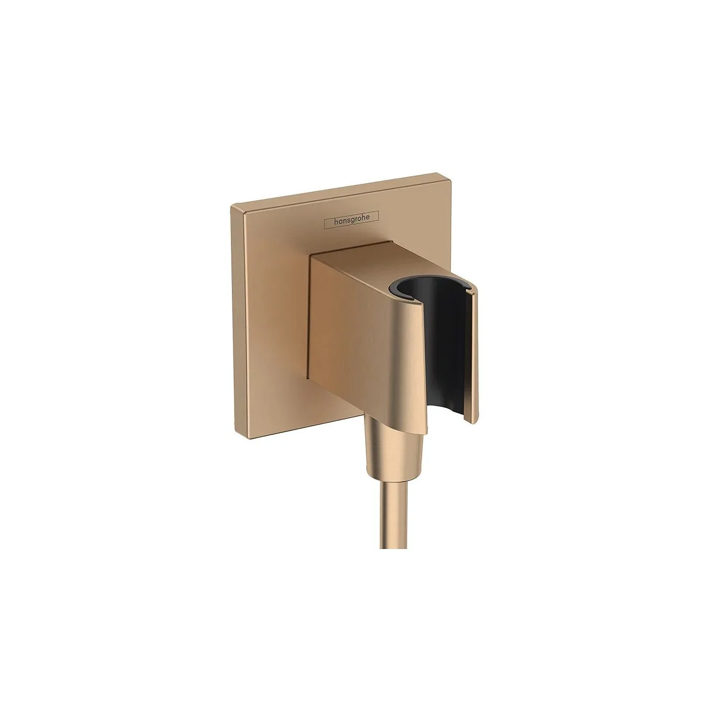Hansgrohe priključak e za tuš crevo sa držačem ručice brushed bronze 26889140