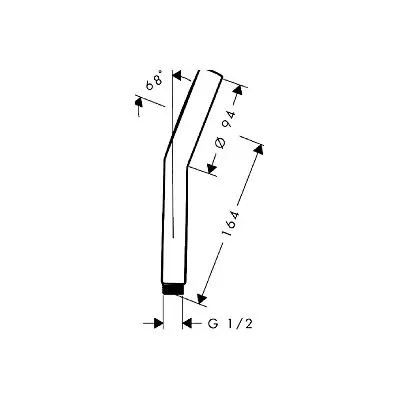Hansgrohe Activera select s 95 tuš ručica eco smart 2 mlaza 28033000