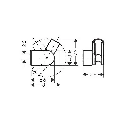Hansgrohe Porter Vario držač tuša 28328000