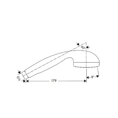 Hansgrohe Croma tuš ručica 2 jet 28570000