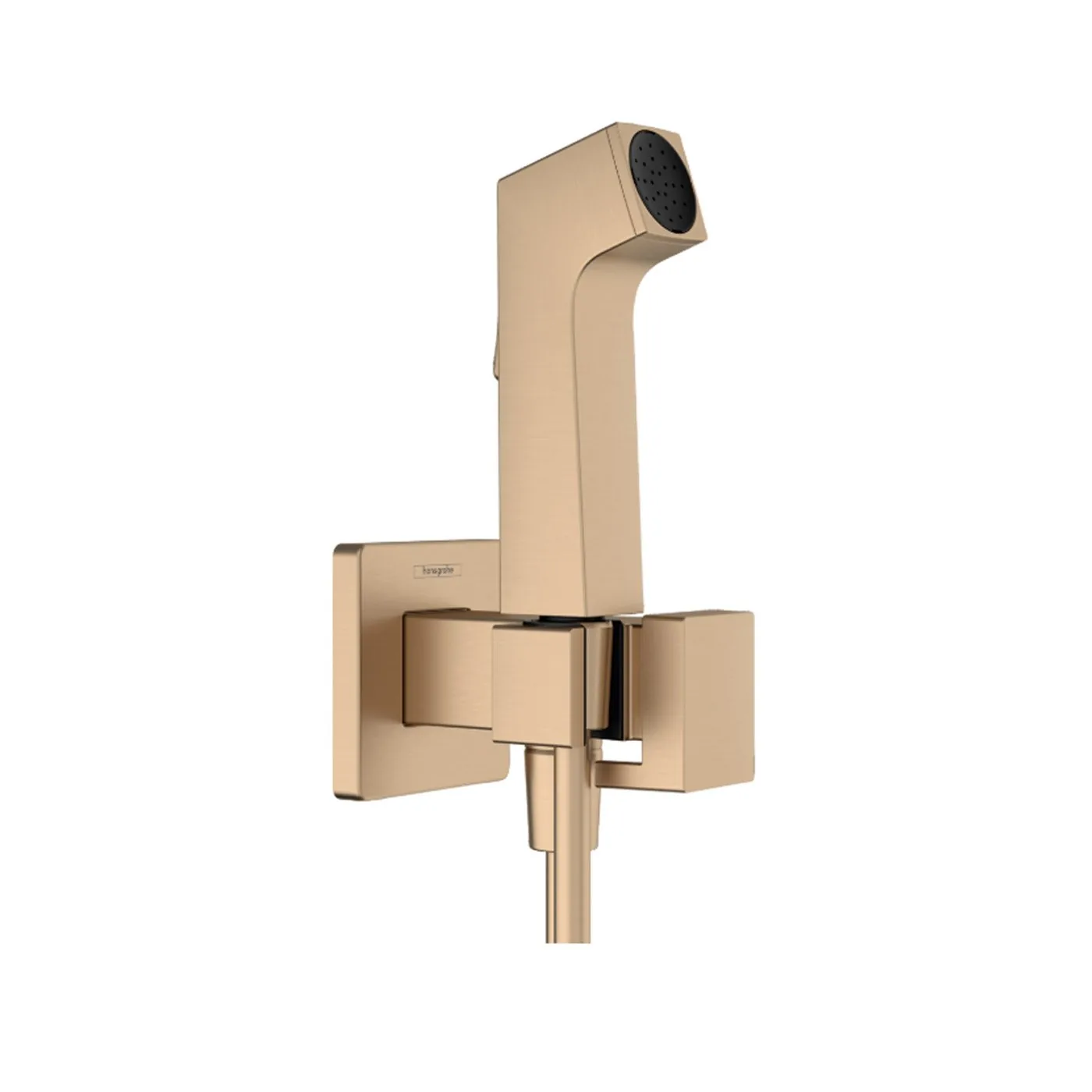 Hansgrohe bideta e higijenski tuš ecosmart+ set sa priključkom držačem ručice i crevom 125cm brushed bronze 29233140