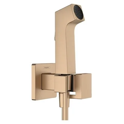 Hansgrohe bideta e higijenski tuš ecosmart+ set sa priključkom držačem ručice i crevom 125cm brushed bronze 29233140