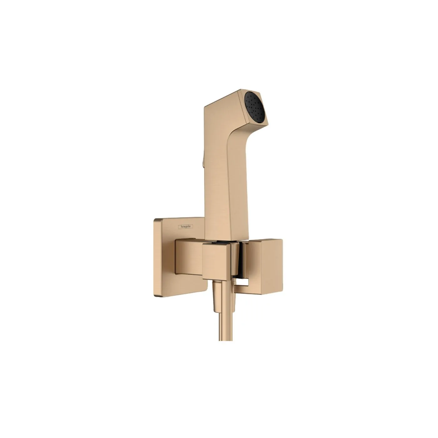 Hansgrohe bideta e higijenski tuš ecosmart+ set sa priključkom držačem ručice i crevom 125cm brushed bronze 29233140