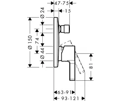 Hansgrohe Metris S mešač 31465000