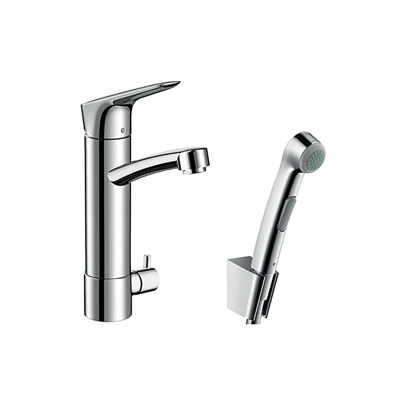 Hansgrohe Talis S slavina za umivaonik sa stop ventilom i ručicom tuša za bide 31515000