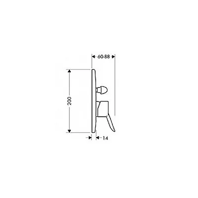 Hansgrohe Focus S mešač sa prebacivačem 31746000