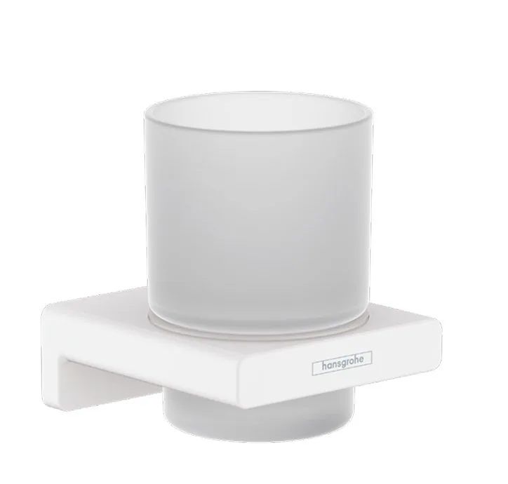 Hansgrohe AddStoris držač čaše set mat bela 41749700