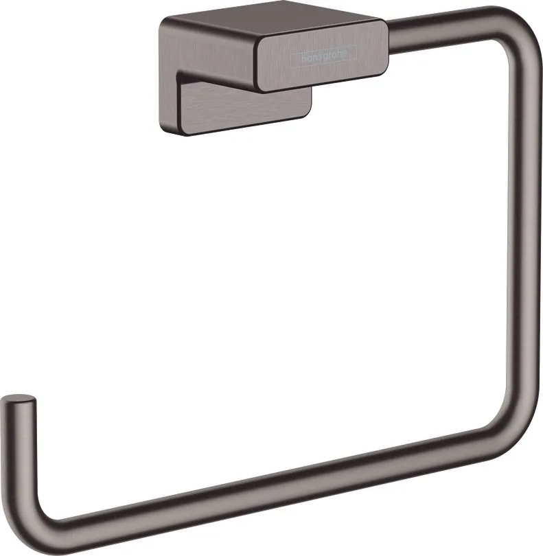Hansgrohe AddStoris držač peškira prsten brushed black hrom 41754340