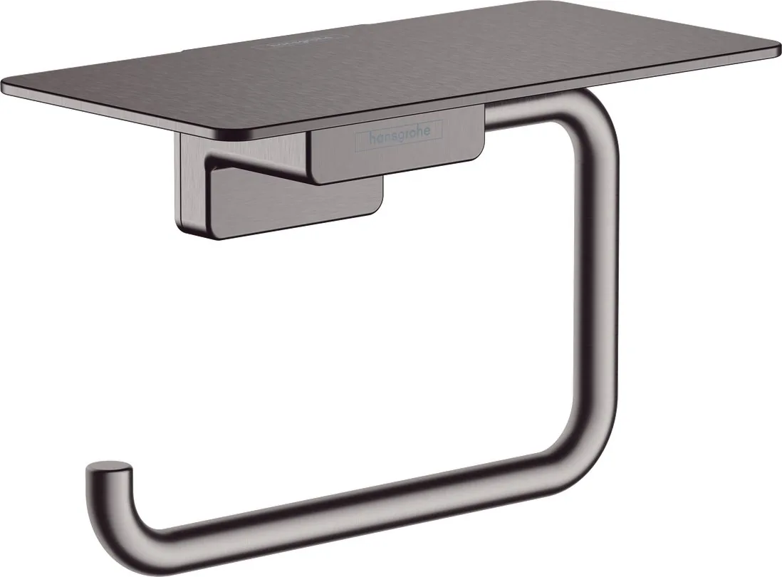 Hansgrohe AddStoris držač toalet papira sa policom brushed black hrom 41772340