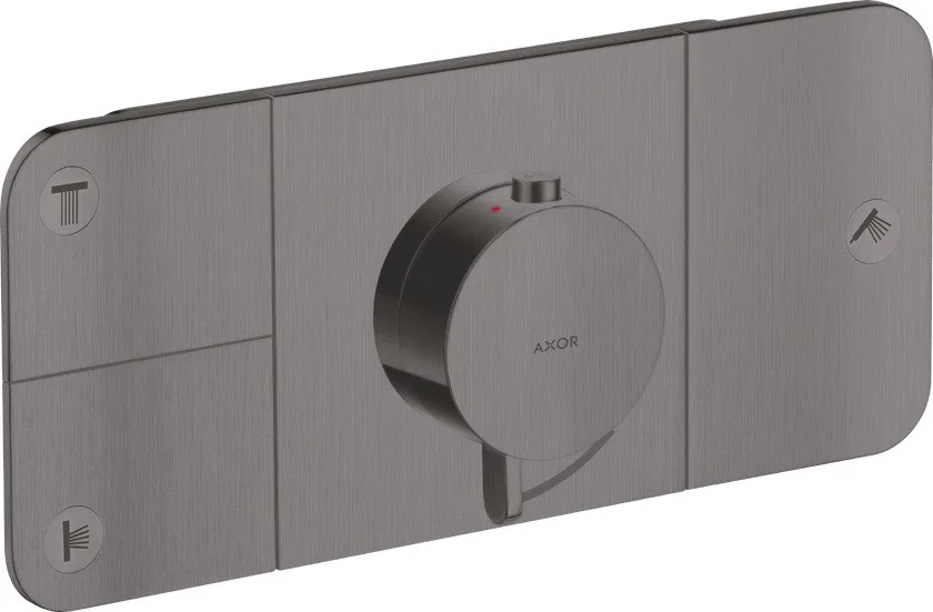 Hansgrohe Axor one termostatski mešač 3 funkcije brushed black chrome 45713340