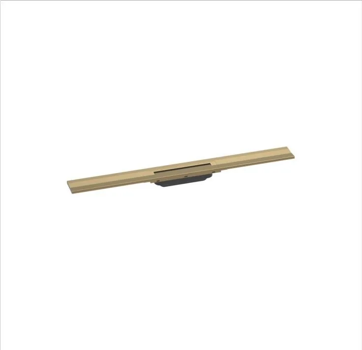 HG raindrain flex 800 rešetka za tuš kanalicu mogućnost sečenja na meru ugradnja do zida brushed bronze 56051140