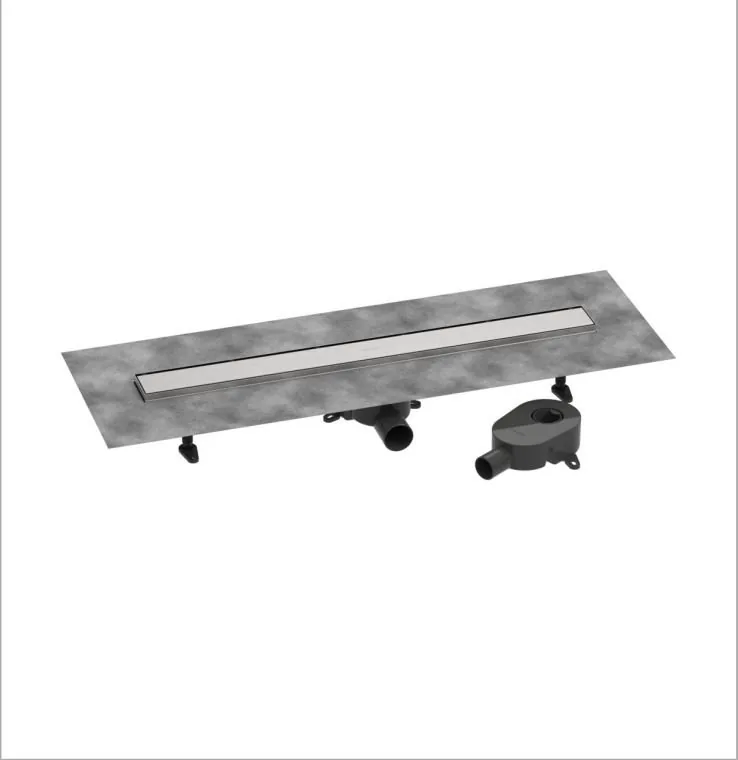 HG Raindrain go tuš kanalica set sa rešetkom 800 brushed stainless steel + za ispunu pločicama 56273800