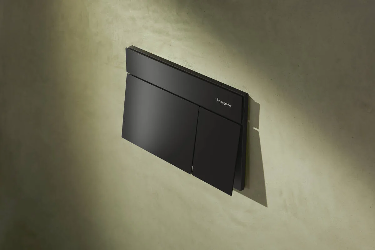 Hansgrohe iFrame tipka za aktiviranje Element E dvokoličinsko ispiranje Crna mat 66003670
