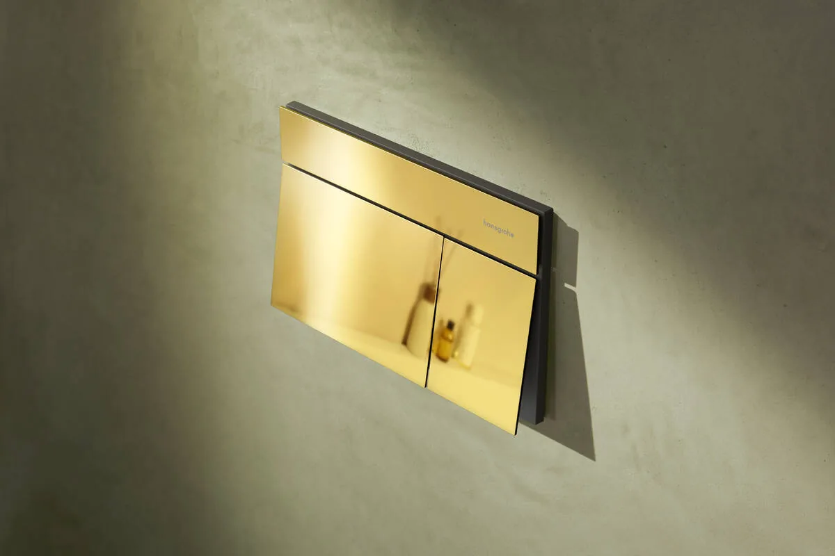 Hansgrohe iFrame tipka za aktiviranje Element E dvokoličinsko ispiranje Zlatna 66003990