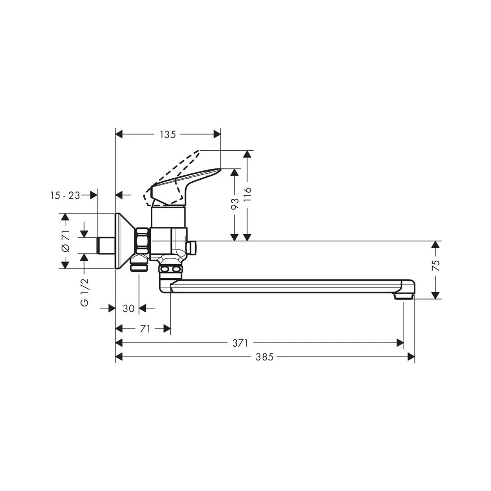 Hansgrohe Logis Svedska sa izlivom 300 71402000
