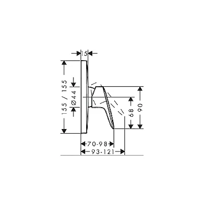 Hansgrohe Logis mešač bez prebacivača 71605000