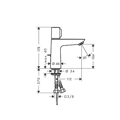 Hansgrohe Talis Select e slavina za umivaonik 110 71750000