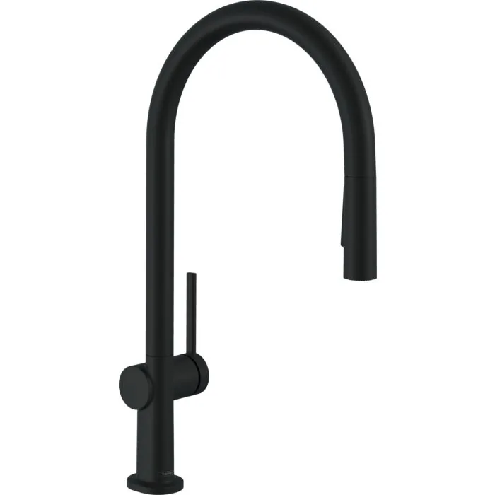 Hansgrohe Talis M54 slavina za sudoperu 210 sa izvlačnim tušem matt black 72800670