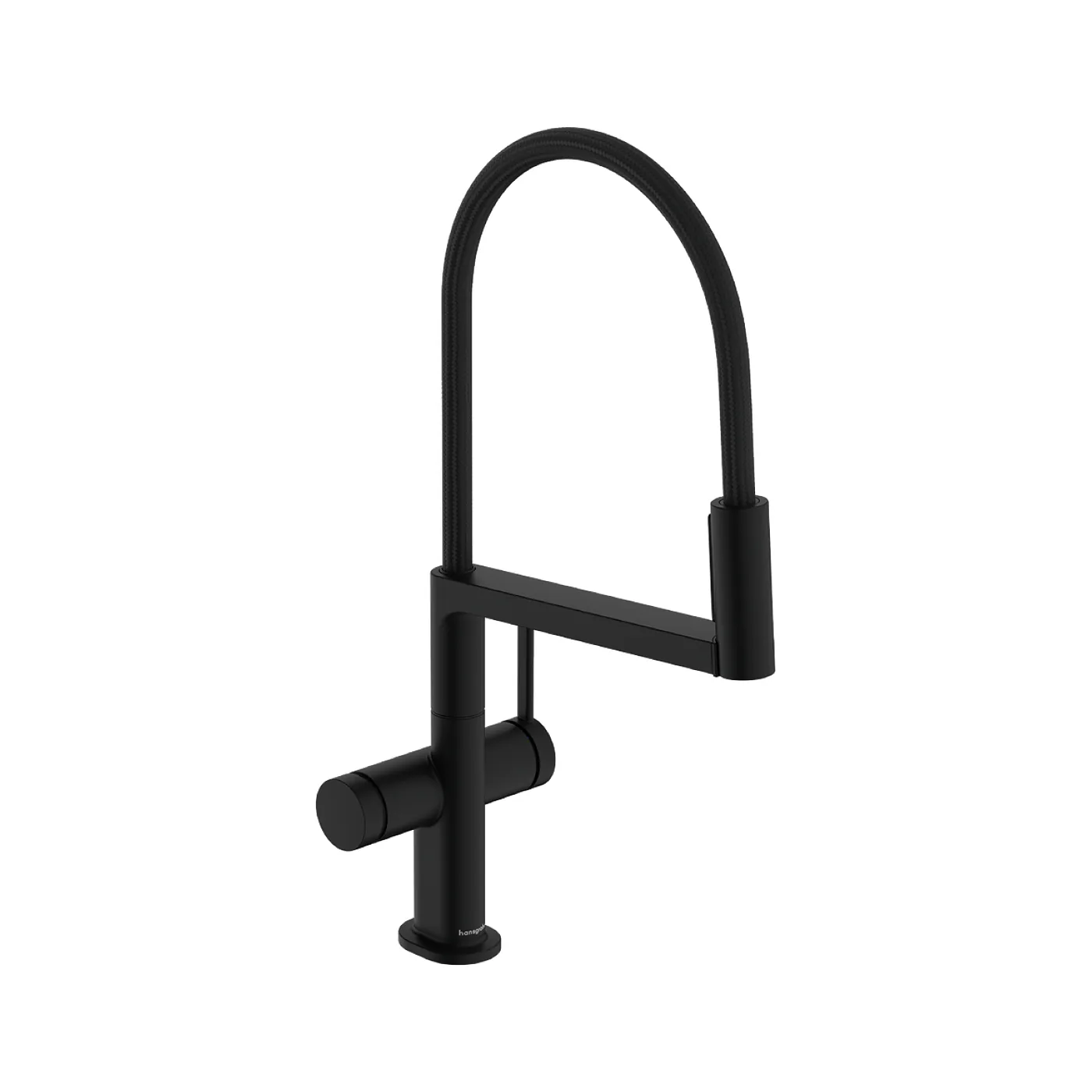 Hansgrohe Talis Select M54 PowderSpray slavina za sudoperu sa izvlačnim tušem polu-profesionalna 3 mlaza matt black 72861670