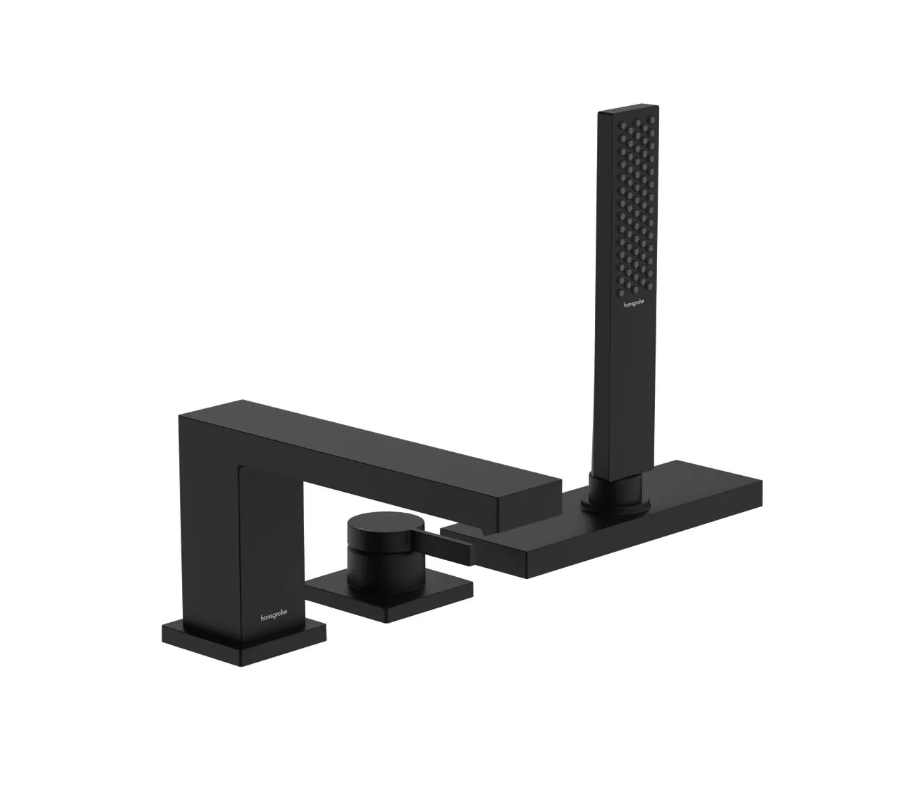 Hansgrohe Tecturis E ugradna slavina za kadu na 3 rupe matt black 73443670