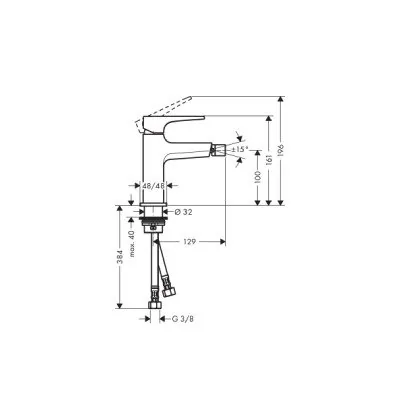 Hansgrohe Metropol slavina za bide 74520000